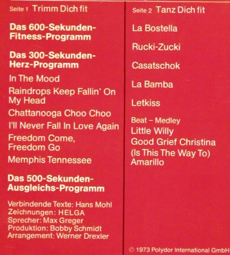 Greger,Max: Trimm und Tanz dich fit, Foc, Polydor (2371 433), D, 1973 Typ: LP Best.-Nr.: V1485 Preis: 5,00 Euro