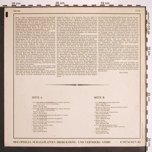 Bela,Dajos  und sein Tanzorchester: Same, m-/vg+, Discophilia (DIS-295), D Typ: LP Best.-Nr.: V1516 Preis: 7,50 Euro