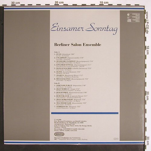 V.A.So klag es damals i.Cafehaus 2: Einsamer Sonntag, Monopol (57235322 AH), D, 1980 Typ: LP Best.-Nr.: V1520 Preis: 7,50 Euro