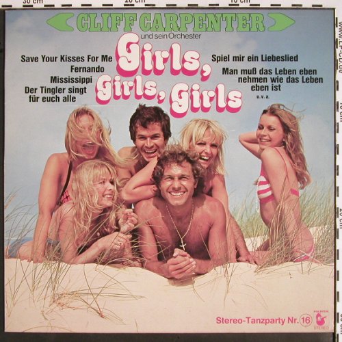 Carpenter,Cliff und s. Orch.: Girls,Girls,Girls, Hansa (27 841 XAT), D, 1976 Typ: LP Best.-Nr.: V1541 Preis: 6,00 Euro