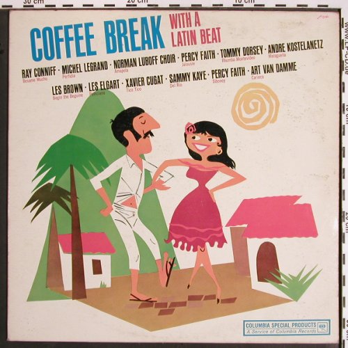 V.A.Coffee Break with a Latin Beat: Ray Conniff..Percy Faith, m-/vg+, Columbia (XTV 82076), US Typ: LP Best.-Nr.: V1544 Preis: 7,50 Euro