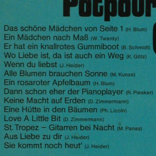 Gürsch,Günther & Akkord.Rhythmiker: Das gr.Akkordeon Schlager Potpourri, Tip (2428 020), D, Folge 6, 1970 Typ: LP Best.-Nr.: V1553 Preis: 5,00 Euro