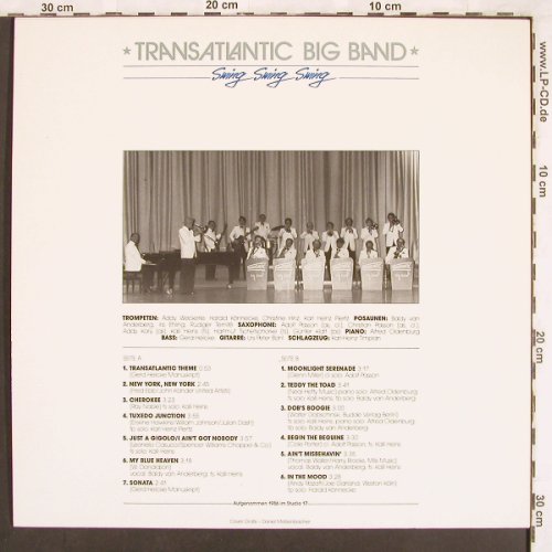 TransAtlantic Big Band: Swing Swing Swing, Teldec(66.24191-01), D, 1986 - LP - V1586 - 7,50 Euro