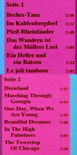 Conner,Marc & s.gr.Trompeten-Orch.: Tanzparty, Diamant (120 013), D Typ: LP Best.-Nr.: V1606 Preis: 5,00 Euro