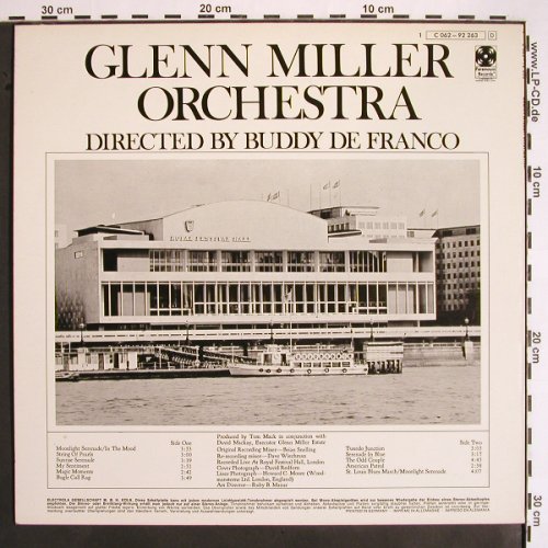 Miller,Glenn - Orchestra: Directed by Buddy Defranco (live), Paramount(C 062-92 263), D,  - LP - V1615 - 6,00 Euro