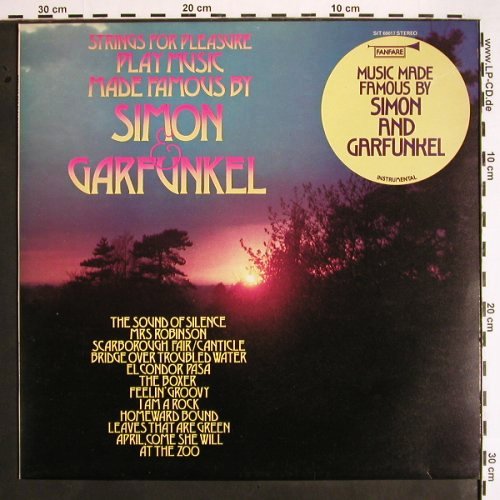 Strings for Pleasure: Play Music made.. Simon & Garfunkel, Fanfare(SIT 60017), UK, 1970 - LP - V1629 - 9,00 Euro