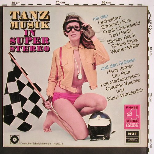 V.A.Tanzmusik in Super Stereo: Buckingham Banjos.. Alan Tew Orch., Decca, Club Ed. (H 259/4), D, Foc Typ: 2LP Best.-Nr.: V1646 Preis: 7,50 Euro