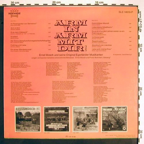 Mosch,Ernst & Seine Orig.Egerl.M.: Arm In Arm Mit Dir !, Telefunken(SLE 14619-P), D, 1971 - LP - V1661 - 7,50 Euro