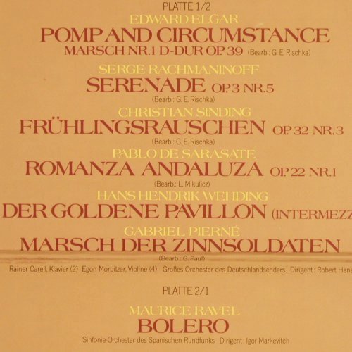 V.A.Souvenirs - Unsterbliche: Melodien a.d.guten alten Zeit, Foc, Fontana (6747 141), D(1960-73) Typ: 2LP Best.-Nr.: V1732 Preis: 6,00 Euro
