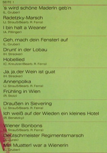 Schultez Orcherster,Henry: Wien a' gogo,28 Golden Vienna Hits, Philips(844 366 PY), D,  - LP - V1740 - 6,00 Euro