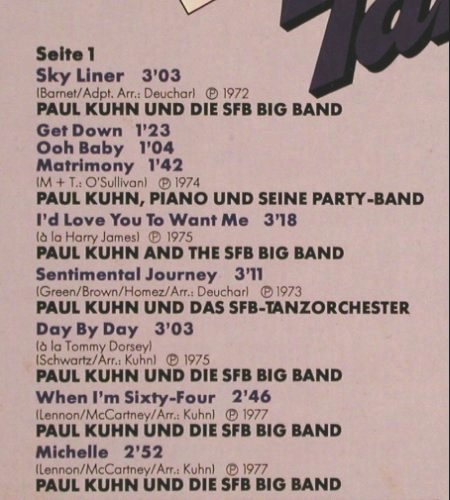 Kuhn,Paul: Bittet zum Tanz, HörZu Emi (054-32 503), D, 1977 Typ: LP Best.-Nr.: V1789 Preis: 9,00 Euro