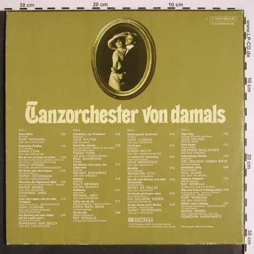 V.A.Tanzorchester von Damals: Vol.2 - 28 Tr., Foc, Odeon (C 178-31 509/10), D Typ: 2LP Best.-Nr.: V1794 Preis: 9,00 Euro