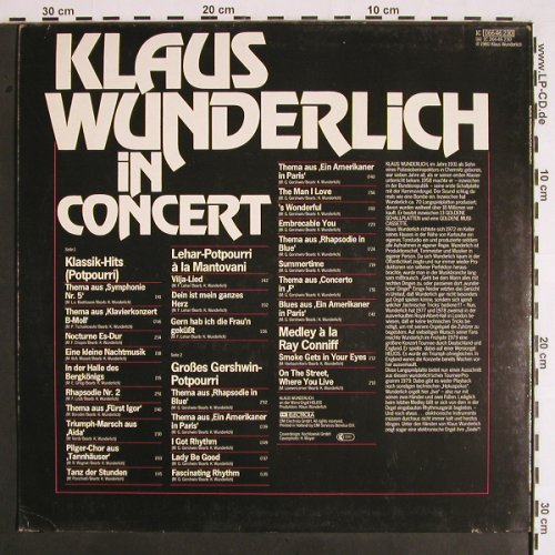 Wunderlich,Klaus: In Concert, m-/vg+, HörZu (066-46 230), D Typ: LP Best.-Nr.: V1872 Preis: 5,00 Euro