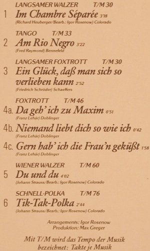 Greger,Max: Heut' geh'n wir in's Maxim, Polydor (827 157-1), D, 1986 Typ: LP Best.-Nr.: V1876 Preis: 7,50 Euro