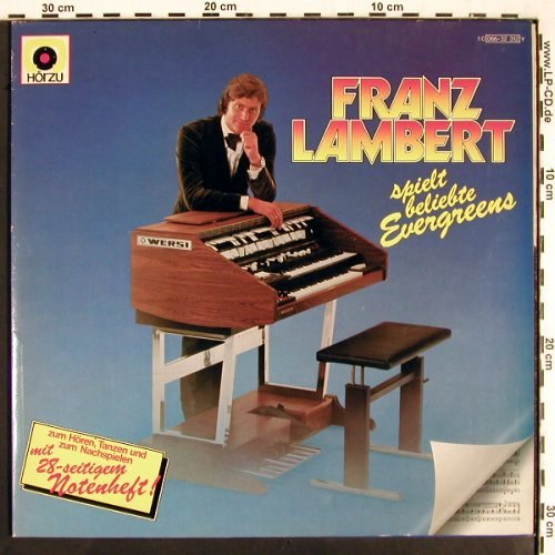 Lambert,Franz: sp.Beliebte Evergreens, Notenheft, EMI(066-32 312), D, Foc, 1977 - LP - V2289 - 7,50 Euro