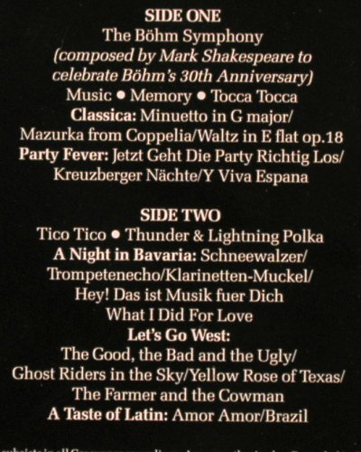 Shakespeare,Mark: Spot Light on (Böhm Symphony), Grosvenor (GRS.1191), UK Typ: LP Best.-Nr.: V2302 Preis: 7,50 Euro