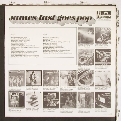 Last,James: Goes Pop, Polydor Medium(656 001), NL,  - LP - V2339 - 7,50 Euro