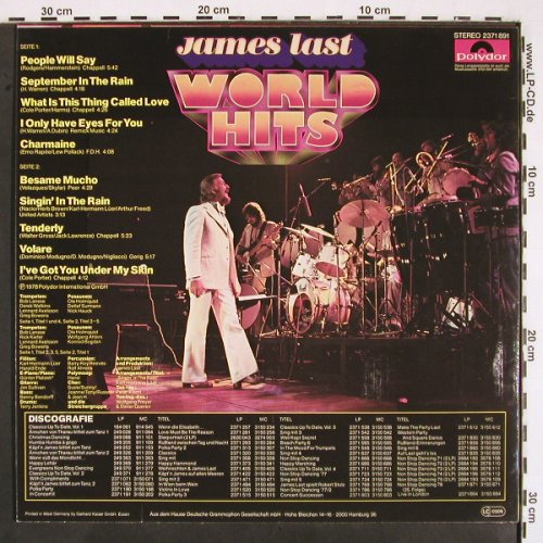 Last,James: World Hits, Polydor(2371 891), D, 1978 - LP - V2340 - 6,00 Euro