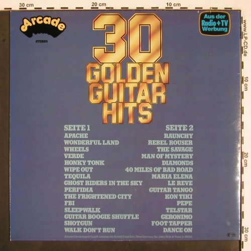 V.A.30 Golden Guitar Hits: Apache... Dance on, Arcade (ADE G 33), D Typ: LP Best.-Nr.: V2348 Preis: 4,00 Euro