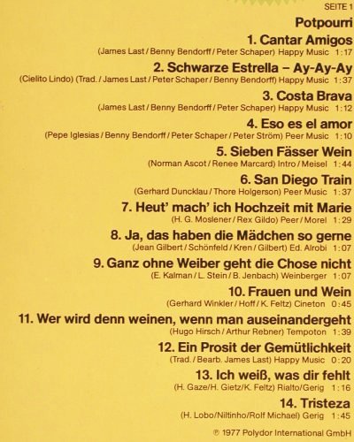 Last,James: Sing Mit-Tanz Mit, Folge 2, Polydor Club-Ed.(34 463 0), D, 1976 - LP - V2367 - 6,00 Euro