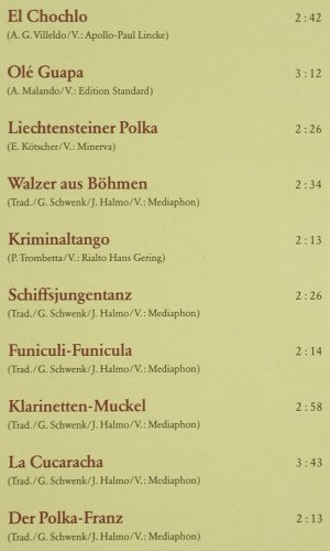 Schwenk,Georg  & s.Exelsior S.Ensb.: Happy Akkordeon, Sonocord (36 432-3), D, 1990 Typ: LP Best.-Nr.: V2374 Preis: 6,00 Euro