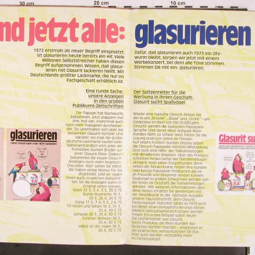 V.A.Glasurit Verkaufs Schlager 73: Da ist Musik drin !,Interpret ?,Foc, BASF(10 21475-3), D,m-/vg+, 1973 - LP - V2397 - 7,50 Euro