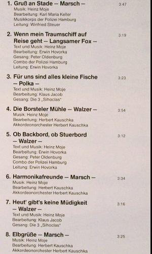 V.A.Elbgrüsse: Polizei HH... Akkord.-Orch Kauschka, Heinz Moje Jork/Teldec(66.23528-01), D,  - LP - V2461 - 6,00 Euro