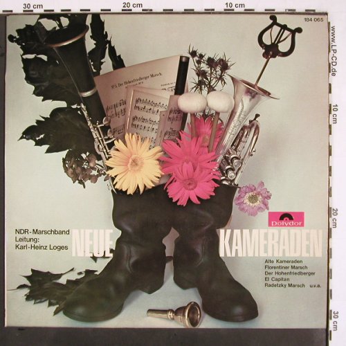 NDR-Marschband: Neue Kameraden,Ltg.Karl-Heinz Loges, Polydor (184 065), D, 1966 Typ: LP Best.-Nr.: V2482 Preis: 7,50 Euro