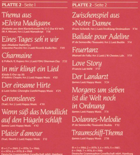Last,James: Paradiso-Die schönsten Melodien,Foc, Polydor, Club Edition(14 447 7), D, 1986 - 2LP - V2483 - 7,50 Euro
