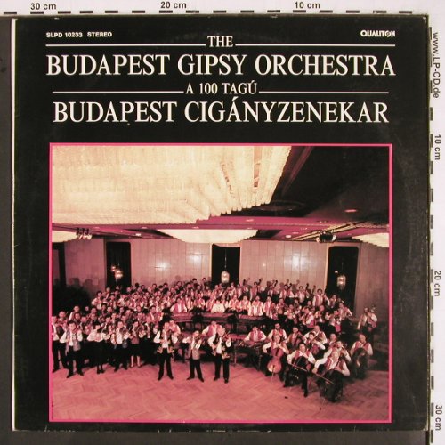 Budapest Gipsy Orchestra: Same, Laszlo Berki, Hungaroton(SLPD 10233), H, 1989 - LP - V2493 - 7,50 Euro