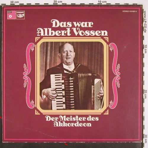 Vossen,Albert: Das war, Der Meister des Akkordeon, BASF Cornet(10 21937-2), D, 1974 - LP - V2505 - 5,00 Euro