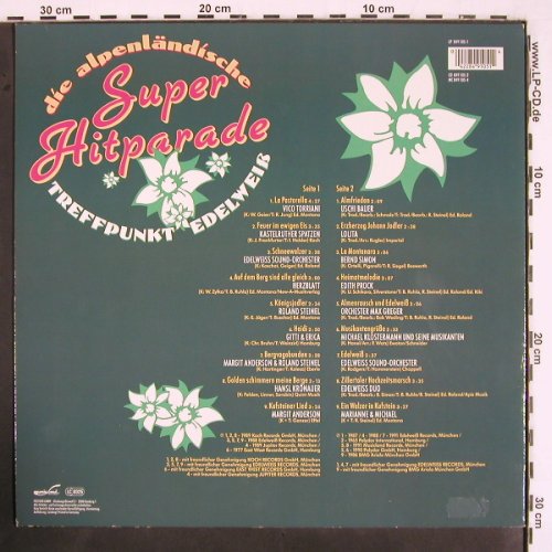V.A.Die Alpenländische Super Hitpar: Treffpunkt Edelweiß, Musikland Rec(849 105-1), NL,  - LP - V2629 - 4,00 Euro
