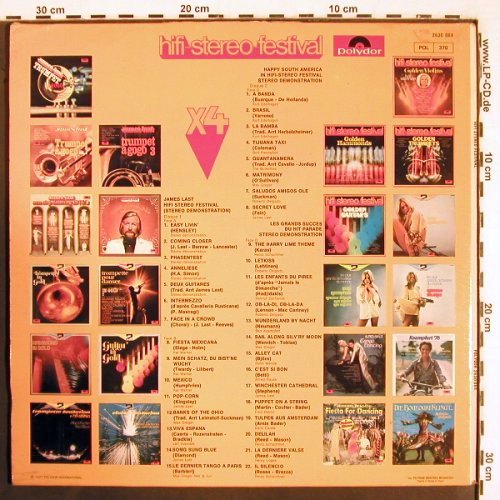 V.A.hifi-stereo-Festival: X4, James Last,Greger, V.A., Foc, Polydor(2437 359), F, vg+/vg+,  - 2LP - V2647 - 5,00 Euro