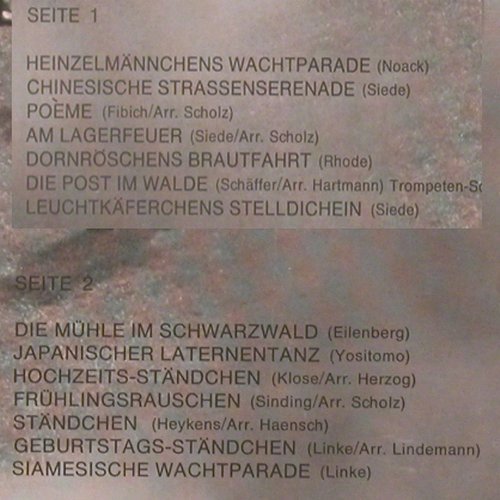Stabsmusikkorps der Bundeswehr: Das grosse Wunschkonzert, Scholz, HörZu (SHZE 321), D Typ: LP Best.-Nr.: V2664 Preis: 7,50 Euro