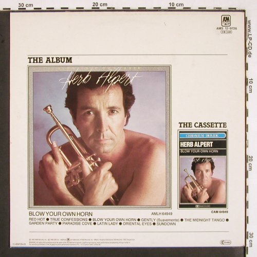 Alpert,Herb: Red Hot/Sundown Rotation, sp.rmx, AM(AMS 12-9726), NL, 1983 - 12inch - V2692 - 4,00 Euro