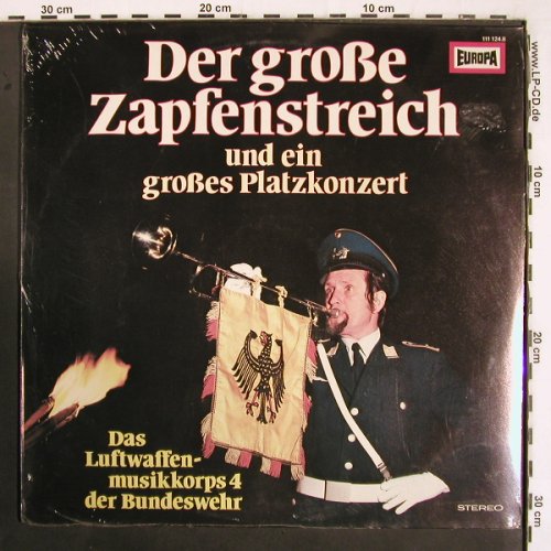 Luftwaffenmusikkorps 4: Der große Zapfenstreich, FS-New, Europa(111 124.8), D, sealed, 1979 - LP - V3048 - 9,00 Euro