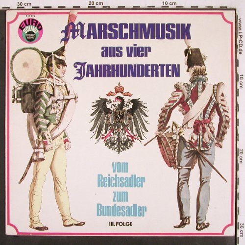 Heeresmusikkorps 6, Hamburg: v.Reichsadler zum Bundesadler, Eurosound, vg+/m- (945 082), D, Folge3 Typ: LP Best.-Nr.: V3127 Preis: 4,00 Euro