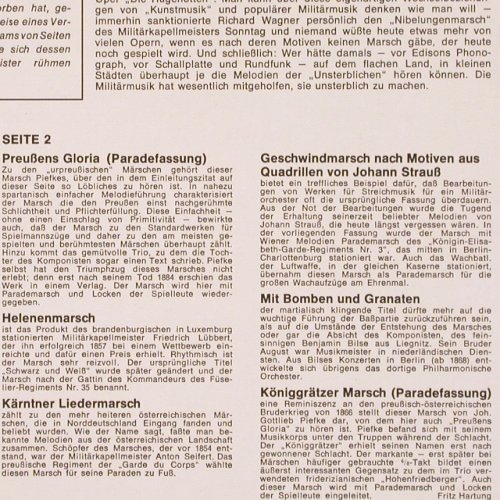 Heeresmusikkorps 6, Hamburg: v.Reichsadler zum Bundesadler, Eurosound, vg+/m- (945 082), D, Folge3 Typ: LP Best.-Nr.: V3127 Preis: 4,00 Euro