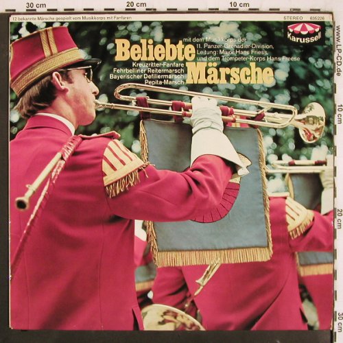 V.A.Beliebte Märsche: mit d.11.Panzer-Gren.Div. (1965), Karussell (635 226), D Typ: LP Best.-Nr.: V3685 Preis: 6,00 Euro