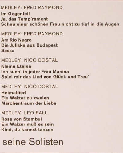 Kreuder,Peter: Operettencocktail 3.Folge, Ariola (72 639 IT), D Typ: LP Best.-Nr.: V3814 Preis: 7,50 Euro