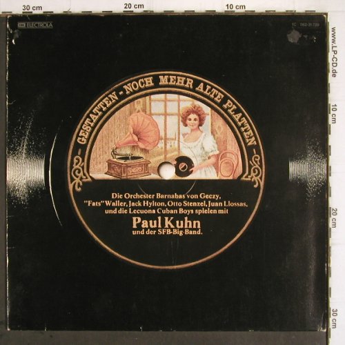 Kuhn,Paul & SFB Big Band: Gestatten alte Platten, m-/vg+, EMI (062-31 739), D, 1975 Typ: LP Best.-Nr.: V389 Preis: 7,50 Euro