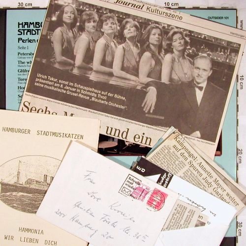Hamburger Stadtmusikatzen: Perlen der Salonmusik, Outsider(101), D, 1985 - LP - V468 - 12,50 Euro