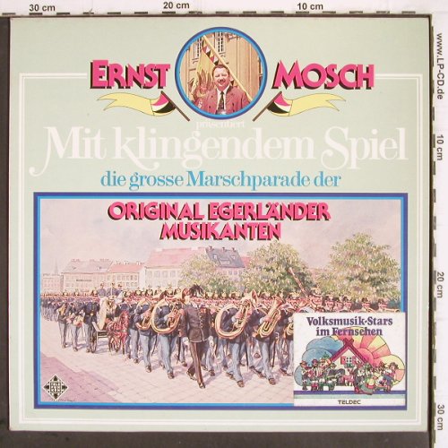Mosch,Ernst & Seine Orig.Egerländer: Mit klingendem Spiel, Telefunken(6.23566 AS), D, 1978 - LP - V493 - 7,50 Euro
