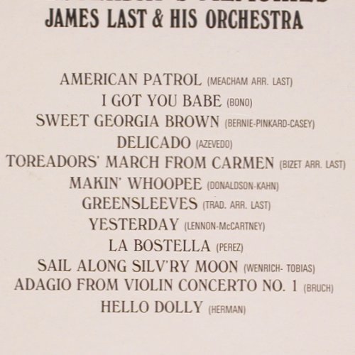 Last,James: Yesterday's Memories(1966), vg+/m-, Contour(2870 117), UK, Ri,  - LP - V526 - 5,00 Euro