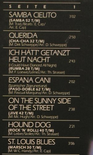 Strasser,Hugo & Tanz-Orch.: Die Tanzplatte 1985, EMI(1469201), D, 1984 - LP - V573 - 6,00 Euro