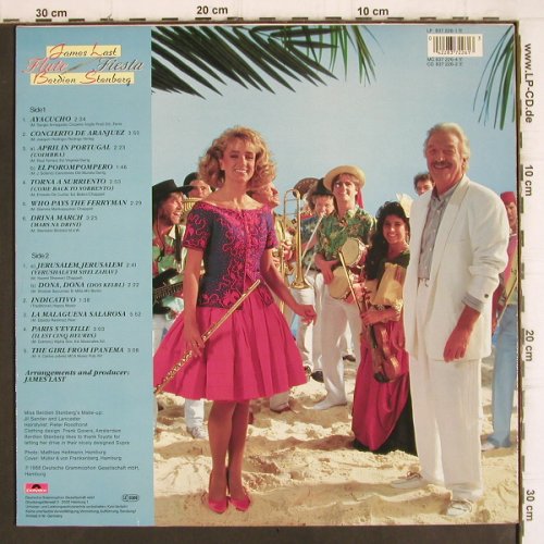 Last,James & Berdien Stenberg: Flute Fiesta, Polydor(837 226-1), D, 1988 - LP - V899 - 7,50 Euro