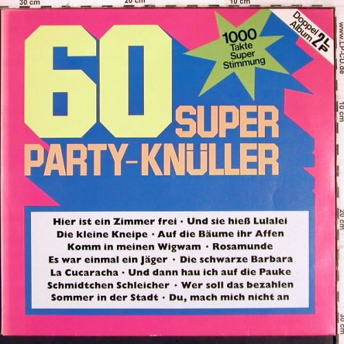 V.A.60 Super Party-Knüller: Jupp Schmitz, Muys, James Best..., Delta(DA 2001), D, Foc,  - 2LP - V936 - 5,00 Euro