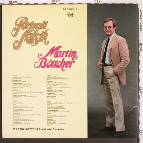 Böttcher,Martin: Portrait In Musik, Foc,Musterplatte, Telefunken (TS 3109/1-2), D, 1974 Typ: 2LP Best.-Nr.: V937 Preis: 7,50 Euro