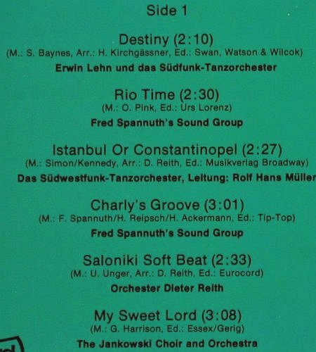 V.A.Spitzenorchester spielen z.Tanz: Erwin Lehn, Reith-C.. SWF-Tanzorch., Intercord (28 548-6 B), D, 1973 Typ: LP Best.-Nr.: V994 Preis: 7,50 Euro