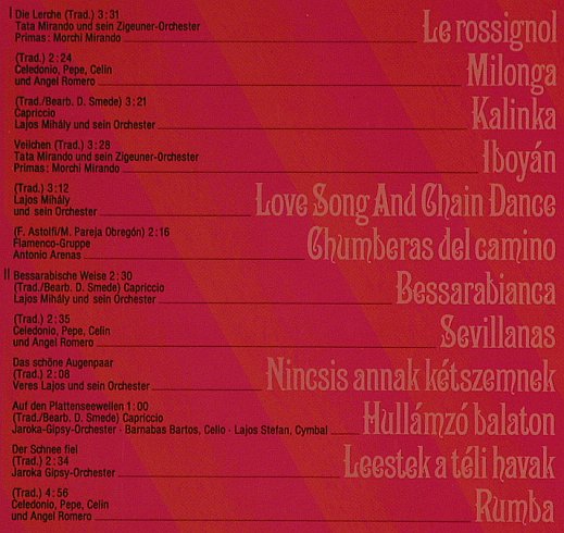 V.A.Das große Zigeuner Festival: Tata Mirando...Bailoiu,Solo,m-/vg+, Philips(6612 028), D,24Tr.Foc,  - 2LP - X1211 - 9,00 Euro